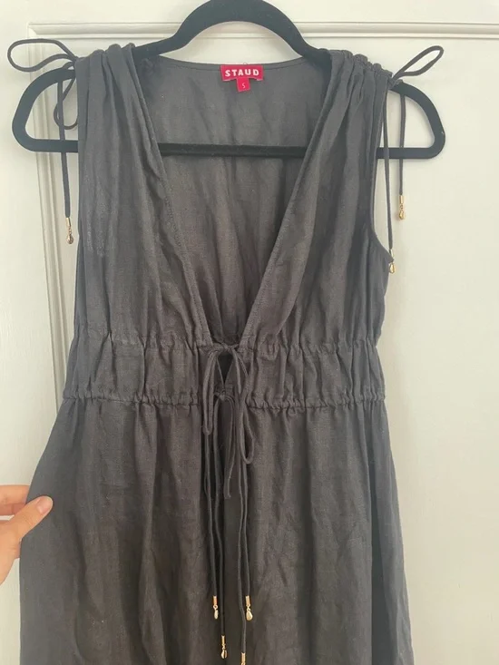 Staud linen maxi dress - Picture 2 of 9